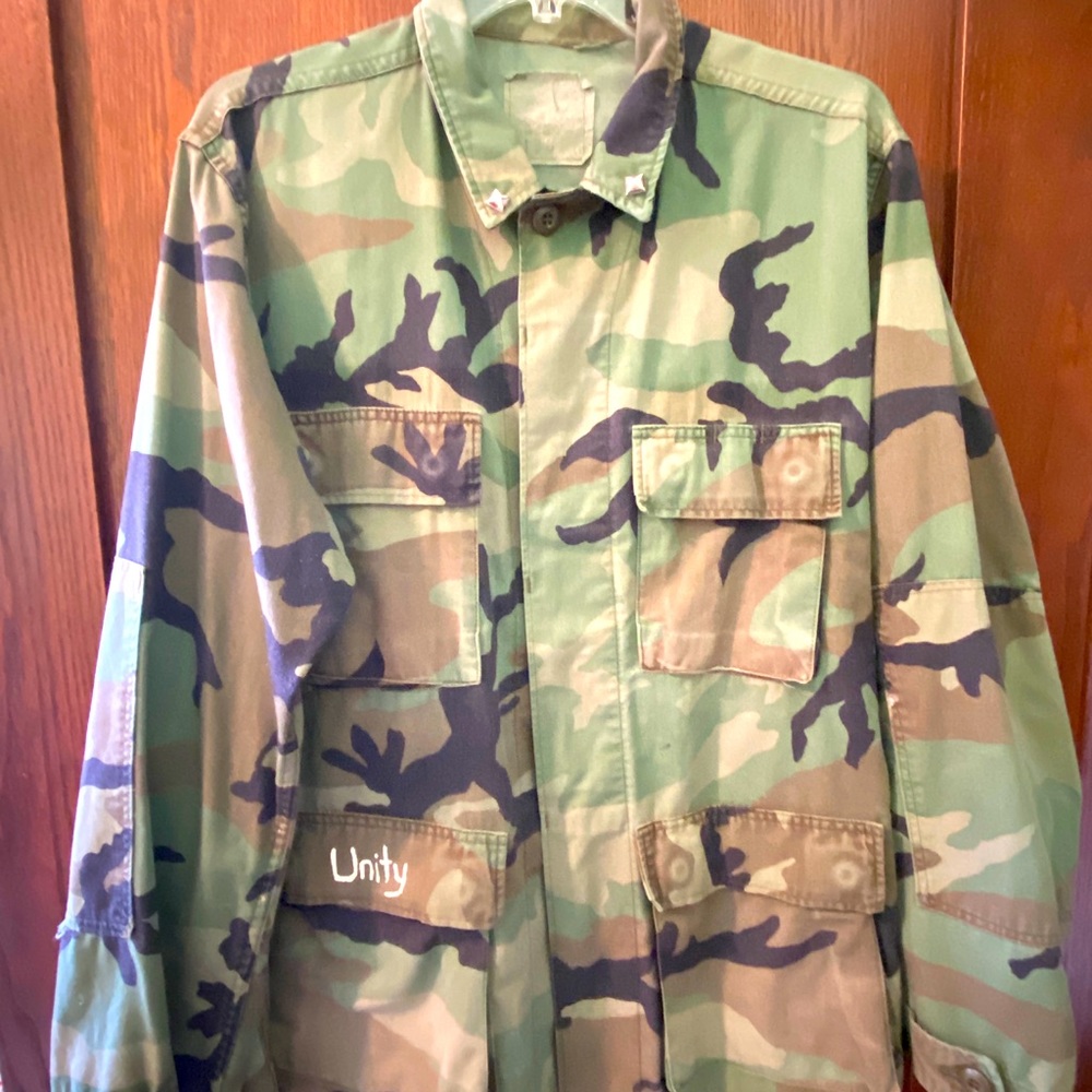 Vintage style peace jacket